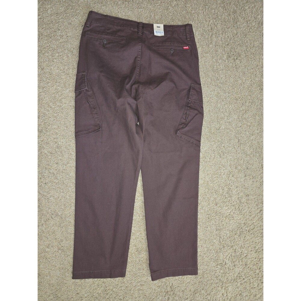 Levi’s XX Cargo Taper Pants Men's 32x30 Delicioso Brown Stretch Poplin Chino NEW - Picture 11 of 11